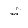 15x15 size