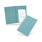 21,7 x 13 cm / Vegan Leather - Aqua Blue / Online gestalten