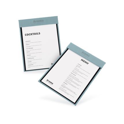 Magnetic Drinks Menu Holder | A4 & A5 Magnetic Menu Cover for Bars & Restaurants - Drinks menus - Peleman Industries NV