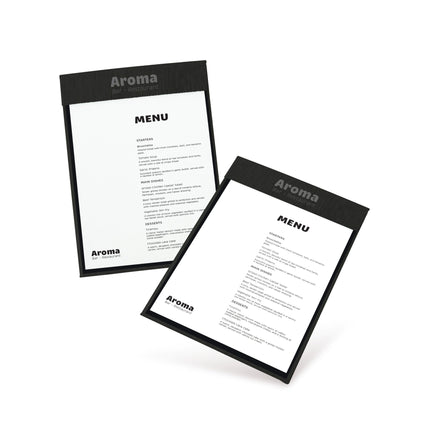 Magnetic Drinks Menu Holder | A4 & A5 Magnetic Menu Cover for Bars & Restaurants - Drinks menus - Peleman Industries NV