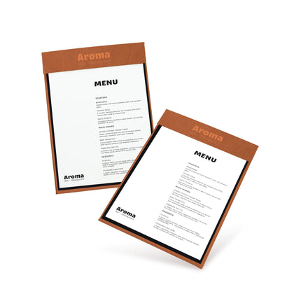 Magnetic Drinks Menu Holder | A4 & A5 Magnetic Menu Cover for Bars & Restaurants - Drinks menus - Peleman Industries NV