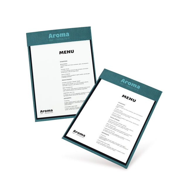 Magnetic Drinks Menu Holder | A4 & A5 Magnetic Menu Cover for Bars & Restaurants - Drinks menus - Peleman Industries NV