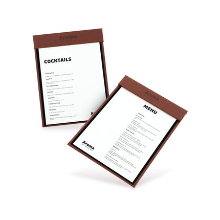 Magnetic Drinks Menu Holder | A4 & A5 Magnetic Menu Cover for Bars & Restaurants - Drinks menus - Peleman Industries NV