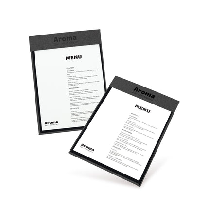 Magnetic Drinks Menu Holder | A4 & A5 Magnetic Menu Cover for Bars & Restaurants - Drinks menus - Peleman Industries NV