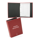 Room Register folder with rings