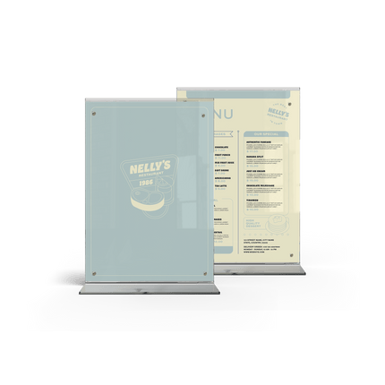 A5 Display dat Makkelijk Aanpasbaar is voor Horeca