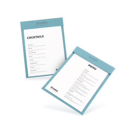 A5 Drankkaart met Magnetische Sluiting Gepersonaliseerd voor Cocktailbars