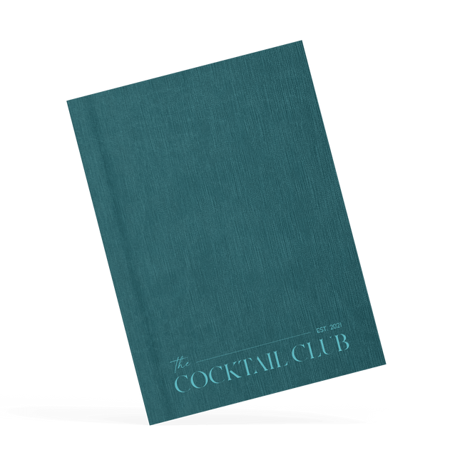 Blauwe Drankkaart op Maat voor Cocktailbars