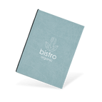 A5 portrait / Vegan Leather - Aqua Blue / Online gestalten