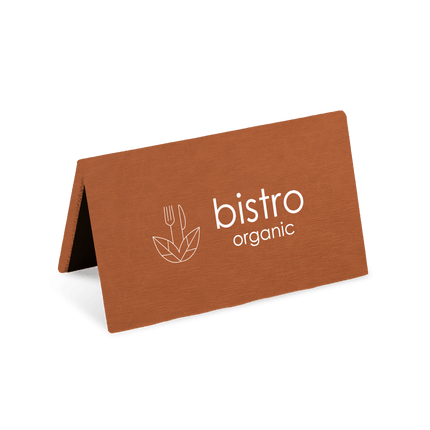 Bruin Reservatiebord met Logo voor Brassersies