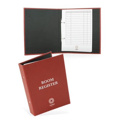 Bruine Gastenboek Personaliseerbaar voor Hotels