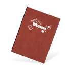 A5 portrait / Vegan Leather - Redwood Brown / Online gestalten