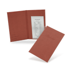 21,7 x 13 cm / Vegan Leather - Redwood Brown / Online gestalten
