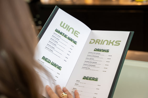 Drankkaart in Huisstijl Bar