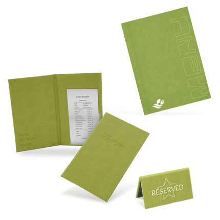 Essentials Starter Kit | Professional Hospitality Starter Kit for New Businesses - Menu Cards - Peleman Industries NV