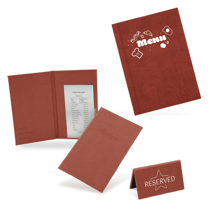 Essentials Starter Kit | Professional Hospitality Starter Kit for New Businesses - Menu Cards - Peleman Industries NV