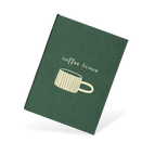 A5 portrait / Earthlines - Dark Green / Online gestalten