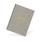 A5 portrait / Vegan Leather - Stone Grey / Online gestalten