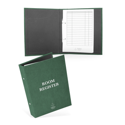 Groene Gastenboek van Duurzaam Materiaal voor Hotels