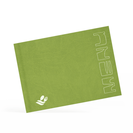 Groene Liggende Menukaart op Maat van Horeca