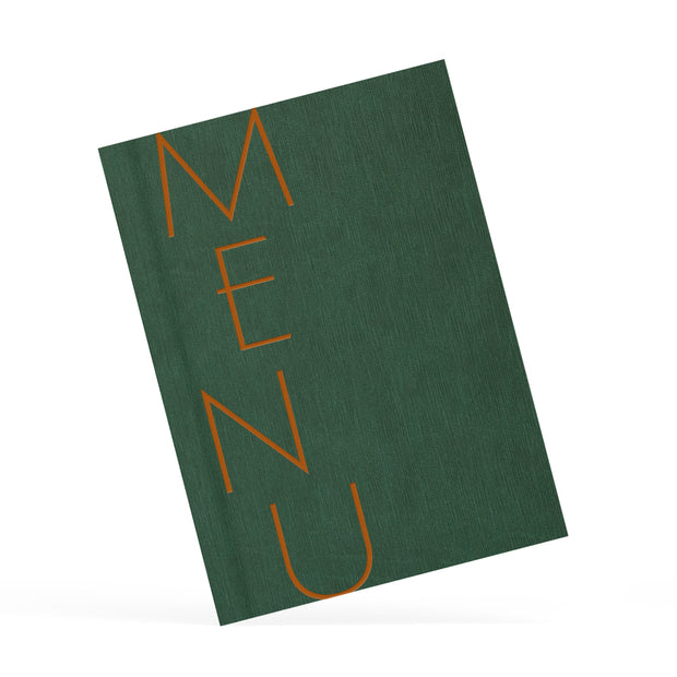 Groene Luxe Menukaart Gepersonaliseerd voor Restaurant