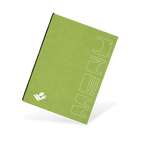 A5 portrait / Vegan Leather - Basil Green / Online gestalten