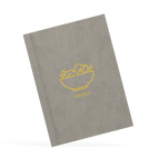A4 Portrait / Vegan Leather - Stone Grey / Design online