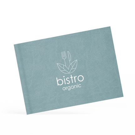 Liggende Menukaart met Logo voor Bistro's
