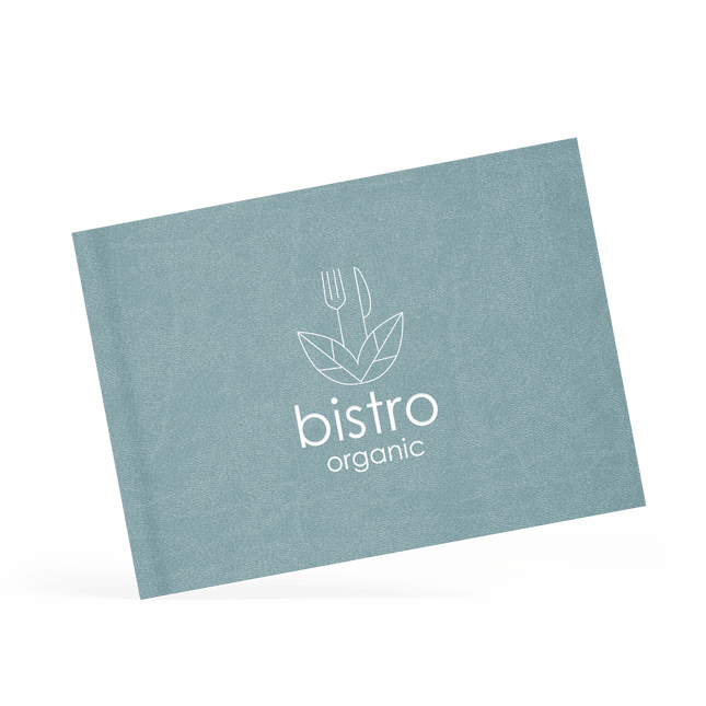 Liggende Menukaart met Logo voor Bistro's