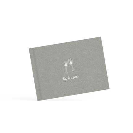 Linnen Liggende Drankkaart voor Bistro's