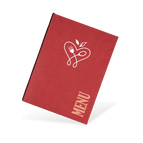 A5 portrait / Vegan Leather - Beaujolais Red / Online gestalten