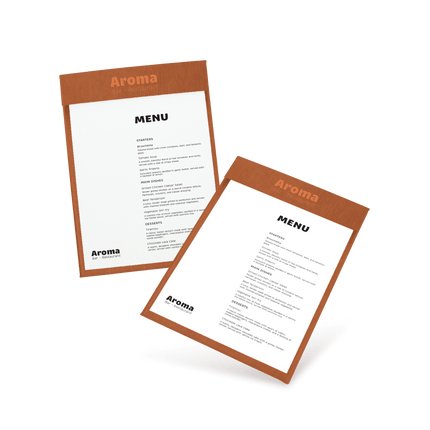 Menukaart met Magnetische Sluiting voor Brasseries