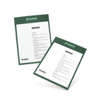 A4 Portrait / Earthlines - Dark Green / Design online