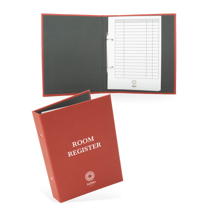 Rode Gastenboek op Maat voor Hotels