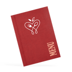 A4 Portrait / Vegan Leather - Beaujolais Red / Design online