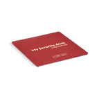 10 x 10 cm / Vegan Leather - Beaujolais Red / Design online