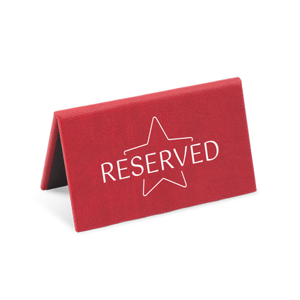 Rood Reservatiebord op Maat voor Restaurants