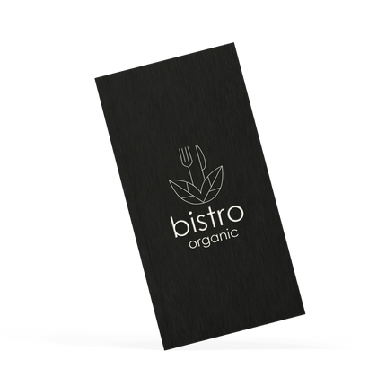 Zwarte Menukaart voor Bistro's